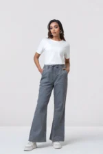 Mid -Waist Bell-Bottom Denim