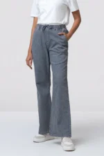Mid -Waist Bell-Bottom Denim - Image 3