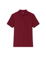 Men's Slim Fit Polo Shirt in Cotton Stretch Blend, Weathered - Image 5