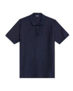 Men's Slim Fit Polo Shirt in Cotton Stretch Blend, Weathered - Image 3
