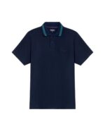 Men's Slim Fit Polo Shirt in Cotton Stretch Blend, Weathered - Image 7